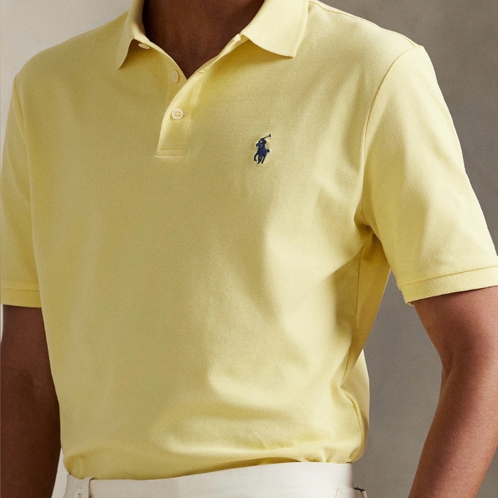 Ralph Lauren Classic Yellow Polo Shirt for Men